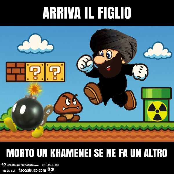 Arriva il figlio morto un khamenei se ne fa un altro