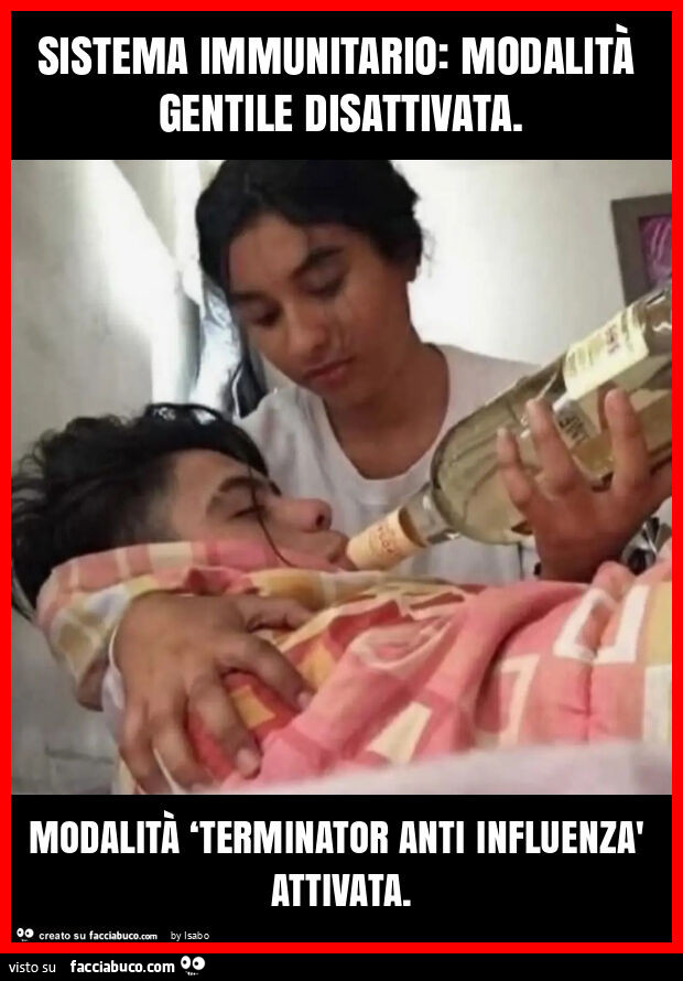 Sistema immunitario: modalità gentile disattivata. Modalità ‘terminator anti‑influenzà attivata