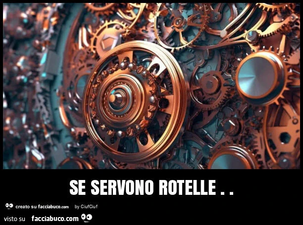Se servono rotelle