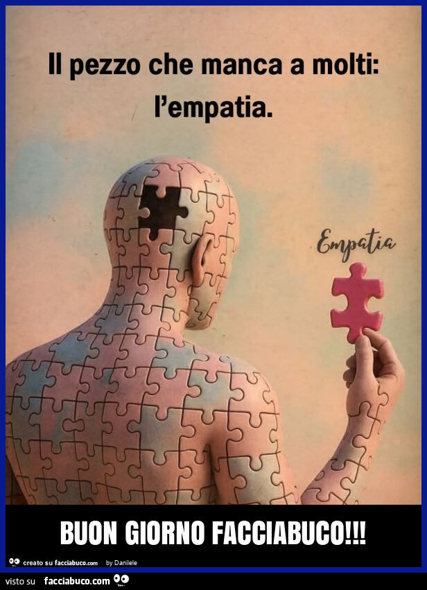 Buon giorno facciabuco