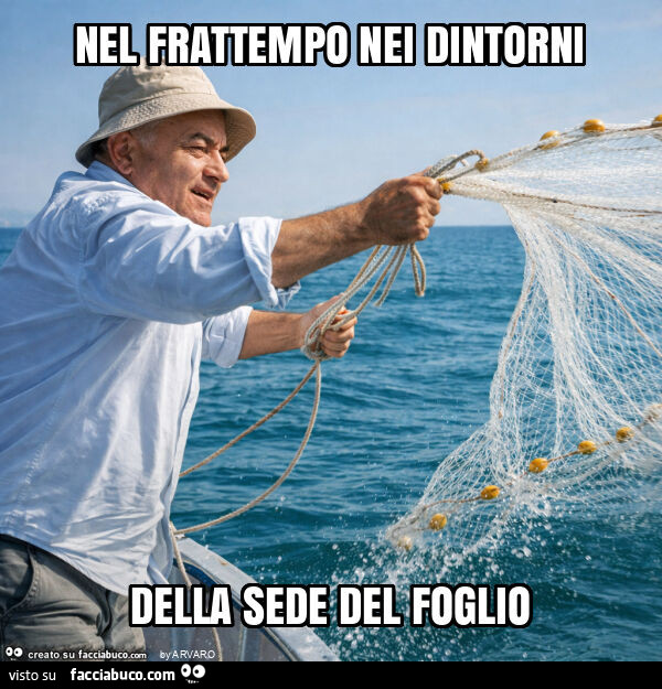 Nel frattempo nei dintorni della sede del foglio