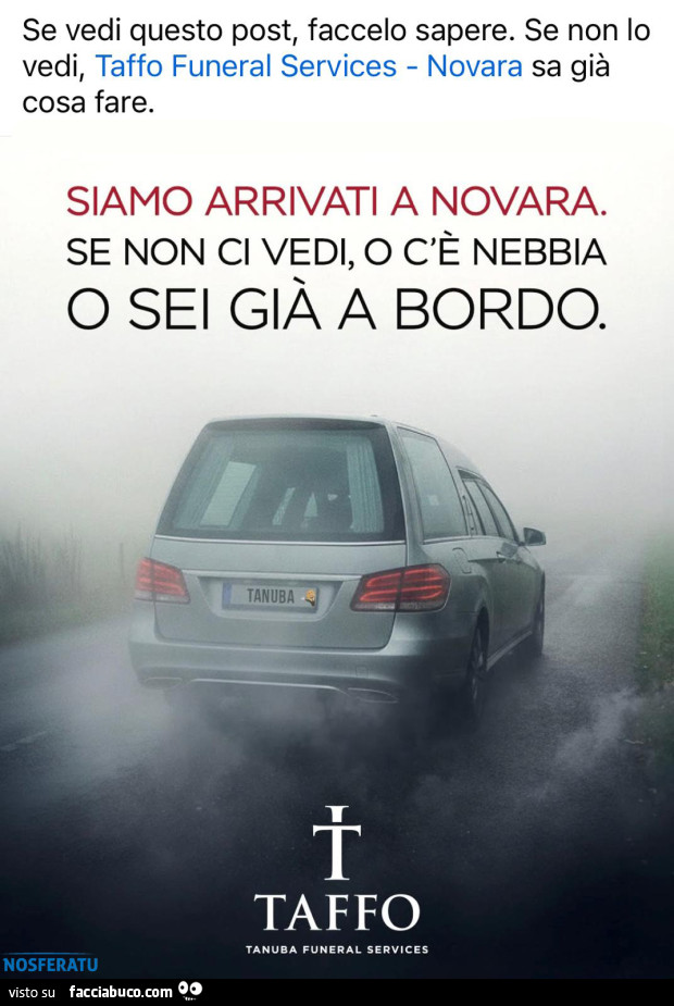 Se vedi questo post faccelo sapere