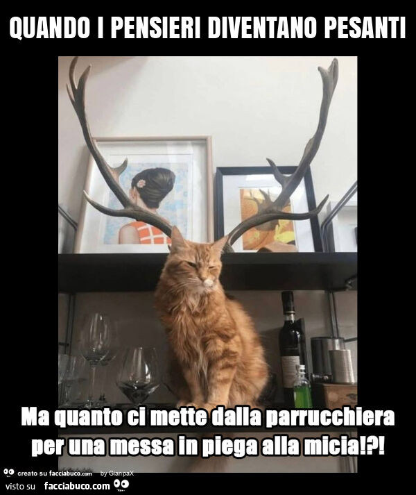 Quando i pensieri diventano pesanti