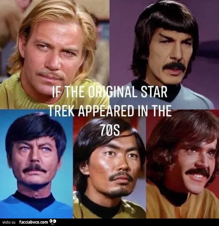 Se l'originale Star Trek fosse apparso negli anni Settanta