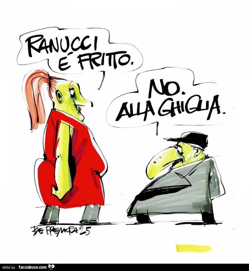 Ranucci รจ ferito. No. Alla Ghiglia