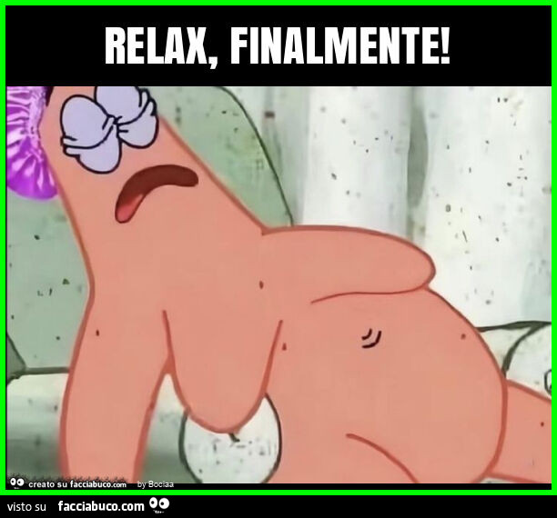 Relax, finalmente