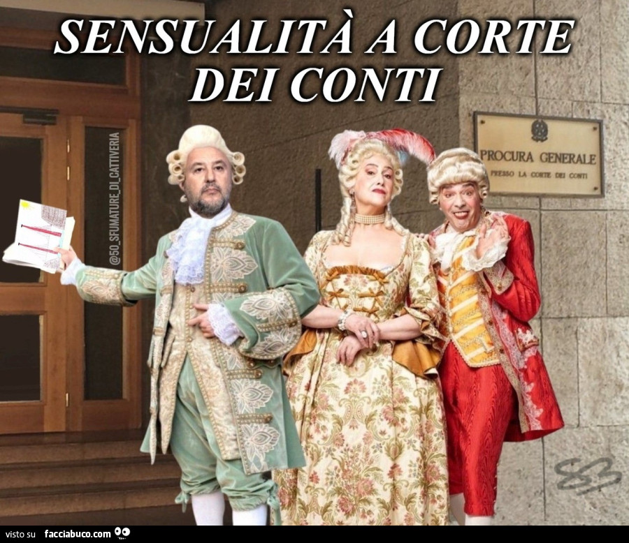 Sensualità a corte dei conti