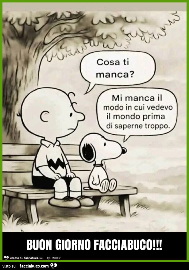 Buon giorno facciabuco