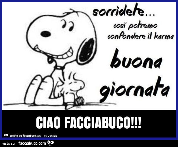Ciao facciabuco