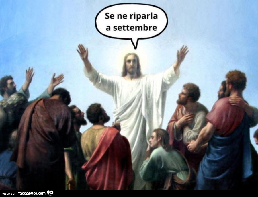 Se ne riparla a settembre Gesù satira religiosa