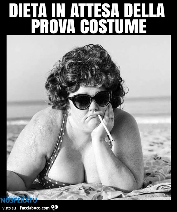 Dieta in attesa della prova costume