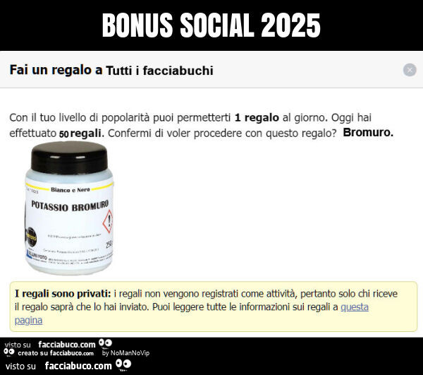 Bonus social 2025