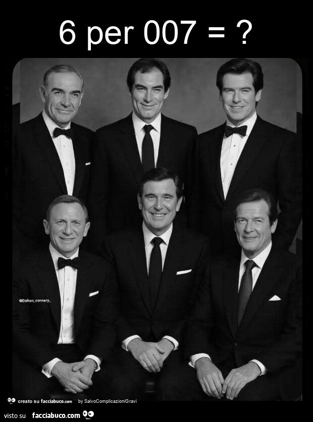 6 per 007 =?