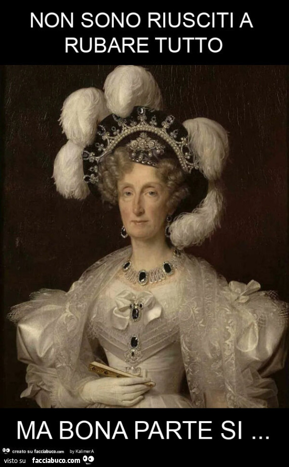 Non sono riusciti a rubare tutto ma bona parte si