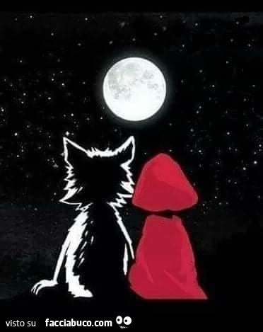 Luna Lupo Cappuccetto Rosso