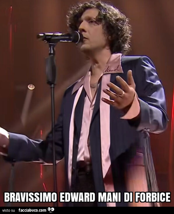 Bravissimo edward mani di forbice