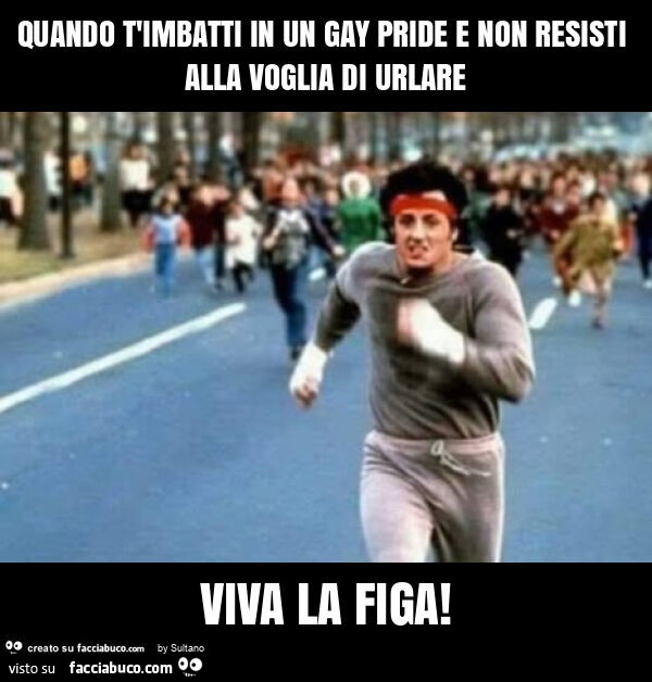 Quando t'imbatti in un gay pride e non resisti alla voglia di urlare viva la figa