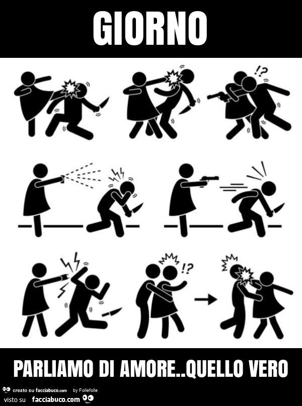 Giorno parliamo di amore. Quello vero