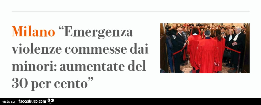 Milano emergenza violenze commesse dai minori: aumentate del 30 per cento