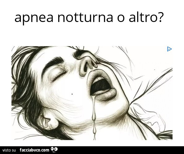 Apnea notturna o altro?