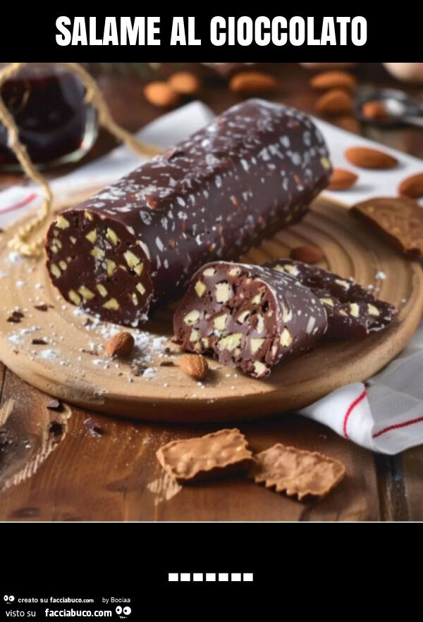 Salame al cioccolato