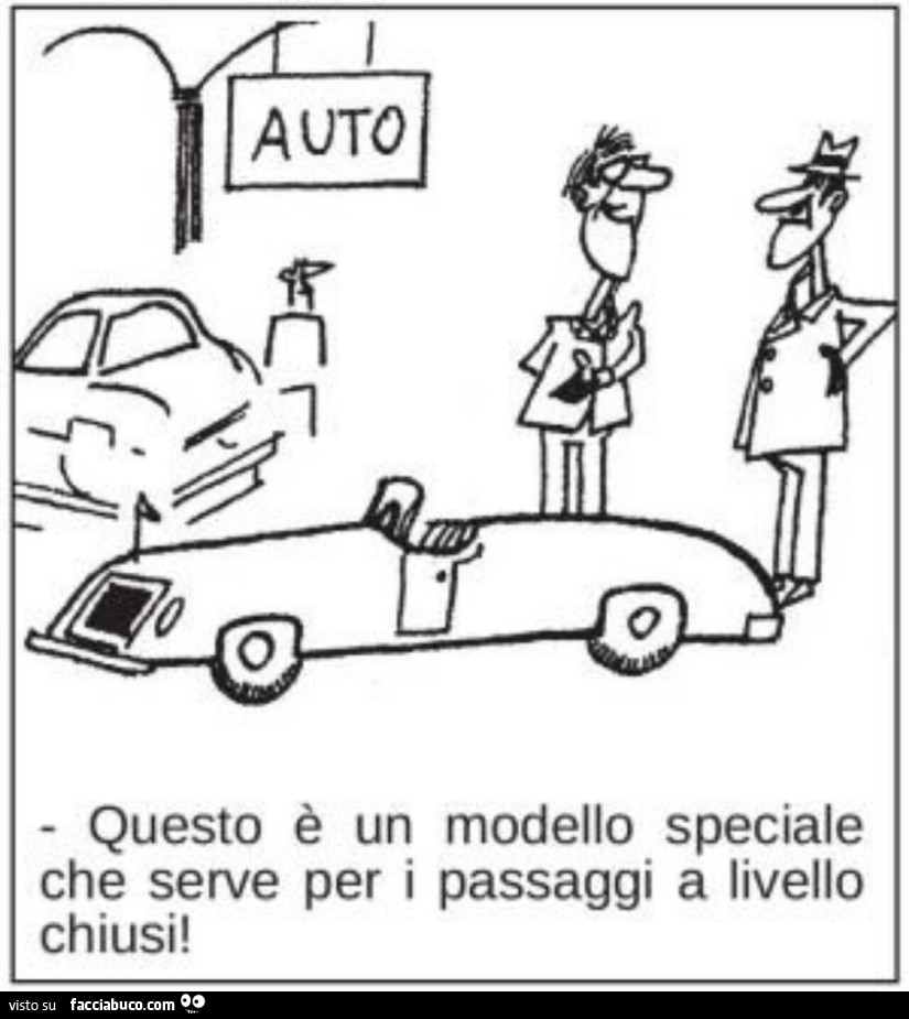 Questo è un modello speciale che serve per i passaggi a livello chiusi