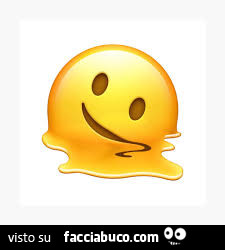 Emoji che si squaglia