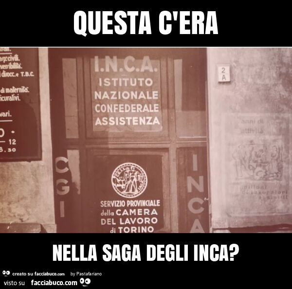 Questa c'era nella saga degli inca?