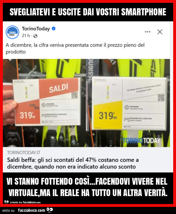 Svegliatevi e uscite dai vostri smartphone vi stanno fottend0 così&hellip; facendovi vivere nel virtuale, ma il reale ha tutto un altra verità